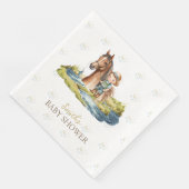 Serviette En Papier Le Baby shower Derby du pêcheur mignon (Coin)