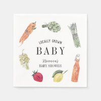 Le Baby shower des fermiers cultivés localement