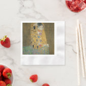 Serviette En Papier Le baiser - Gustav Klimt (En situation)