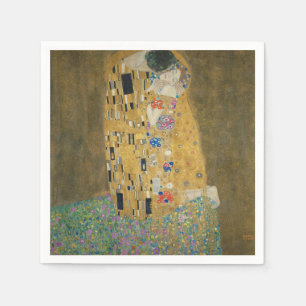 Serviette En Papier Le baiser - Gustav Klimt