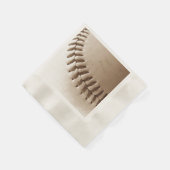 Serviette En Papier Le Baseball Stitch Rustique (Coin)
