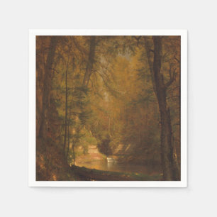 Serviette En Papier Le bassin aux truites (1870) Œuvre d'art - Serviet