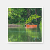 Serviette En Papier Le Bateau Orange (Devant)