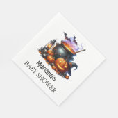 Serviette En Papier Le bébé d'Halloween brasse le Baby shower (Coin)