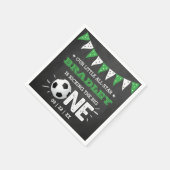 Serviette En Papier Le Big One | Football 1er anniversaire (Coin)