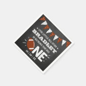 Serviette En Papier Le Big One | Football 1er anniversaire (Coin)