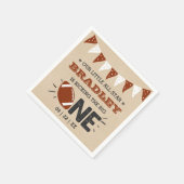 Serviette En Papier Le Big One | Football 1er anniversaire (Coin)