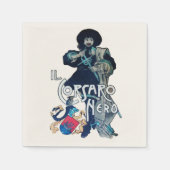 Serviette En Papier LE BLACK CORSAIR blanc (Devant)