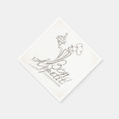 Serviette En Papier Le Bon Chef dit Bon Appetit ! (Coin)