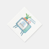 Serviette En Papier Le bonheur regarde AMIS™ (Coin)