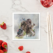 Serviette En Papier Le Boykin Spaniel (En situation)