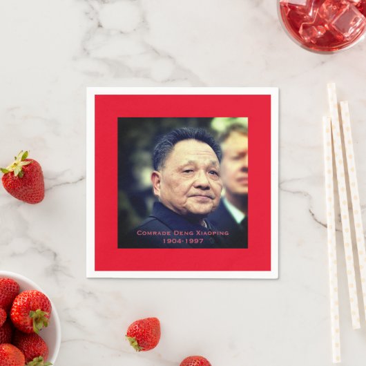 Serviette En Papier Le camarade Deng Xiaoping - Leader chinois (En situation)