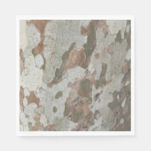 Serviette En Papier Le camouflage de l'arbre de l'avion ressemble à de