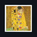 Serviette En Papier Le célèbre tableau de Gustav Klimt The Kiss<br><div class="desc">La célèbre serviette de peinture de Gustav Klimt,  The Kiss. Célèbre peinture de Gustav Klimt.</div>
