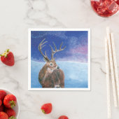 Serviette En Papier Le cerf rouge (Cervus elaphus) (En situation)