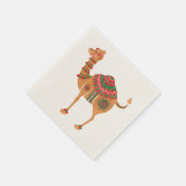 Serviette En Papier Le chameau ethnique (Coin)
