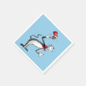 Serviette En Papier Le Chat Chapeauté S'incline (Coin)