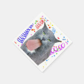 Serviette En Papier Le Chat De Fête A Ta Langue ? (Coin)