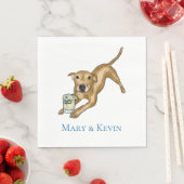 Serviette En Papier Le chien de Mary (En situation)