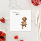 Serviette En Papier Le chien de Taylor (En situation)