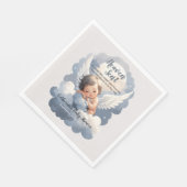 Serviette En Papier Le Ciel A Envoyé Un Bébé Ange Dans Le Baby shower  (Coin)