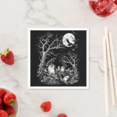 Serviette En Papier Le cimetière Nevermore (En situation)