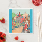 Serviette En Papier Le cirque arrive en ville (En situation)