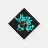 Serviette En Papier Le club Chat Tcha Tcha (Coin)