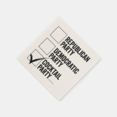 Serviette En Papier Le Cocktail Party (Coin)