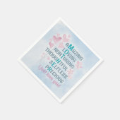 Serviette En Papier Le coeur de la mère (Coin)