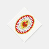 Serviette En Papier Le Coeur le plus sacré de Jésus (Coin)