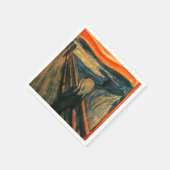 Serviette En Papier Le cri Edvard Munch Art Expressionniste Moderne (Coin)