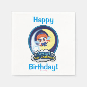 Serviette En Papier Le défi étoilé d'Alyssa