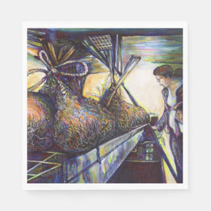 Serviette En Papier Le destin hurlant de la vie