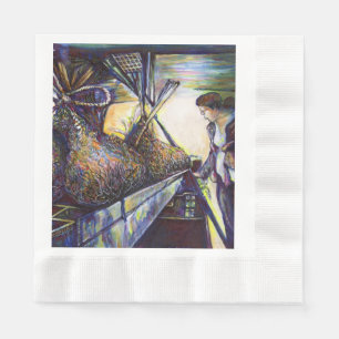 Serviette En Papier Le destin hurlant de la vie