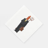 Serviette En Papier Le Diable En Costume (Coin)