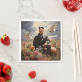 Serviette En Papier Le dirigeant suprême Kim Jong Un (En situation)