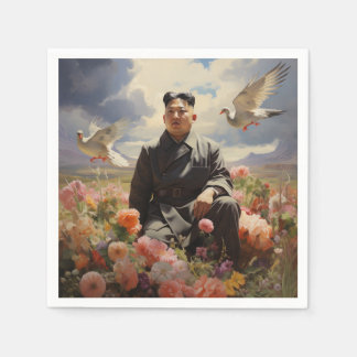 Serviette En Papier Le dirigeant suprême Kim Jong Un