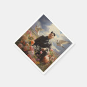 Serviette En Papier Le dirigeant suprême Kim Jong Un (Coin)
