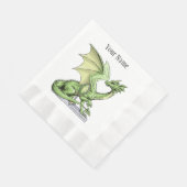 Serviette En Papier Le dragon de pierre de naissance d’août : Peridot (Coin)