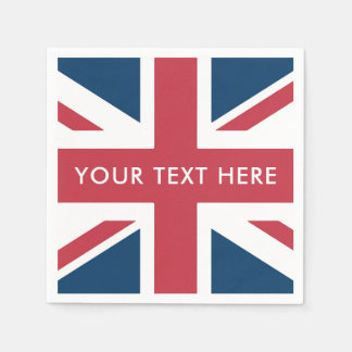 Serviette En Papier Le drapeau britannique Union Jack