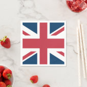 Serviette En Papier Le drapeau britannique Union Jack (En situation)