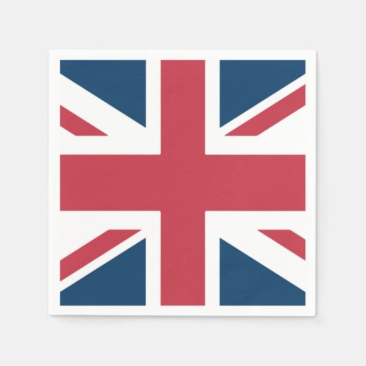 Serviette En Papier Le drapeau britannique Union Jack (Devant)