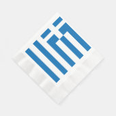 Serviette En Papier Le drapeau national de la Grèce (Coin)