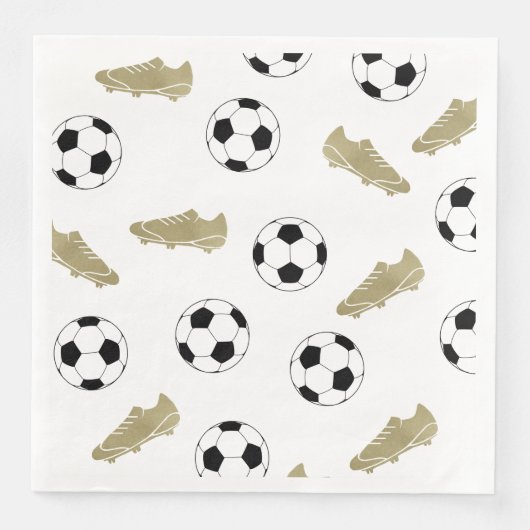 Serviette En Papier Le Football Classique Nettoie Les Ventilateurs De (Devant)