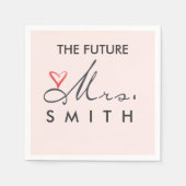 Serviette En Papier Le futur Mme. (Devant)