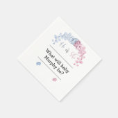 Serviette En Papier Le genre révèle l'invitation, Il ou elle (Coin)