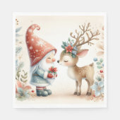 Serviette En Papier Le Gnome Et Le Rinder (Devant)