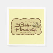 Serviette En Papier Le Golden Pterodactyl Tiki Bar Myrtle Beach (Devant)