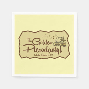 Serviette En Papier Le Golden Pterodactyl Tiki Bar Myrtle Beach